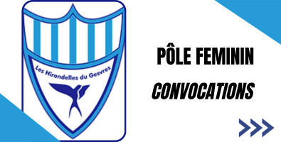 Convocations Pôle Féminin (U10 à U18)