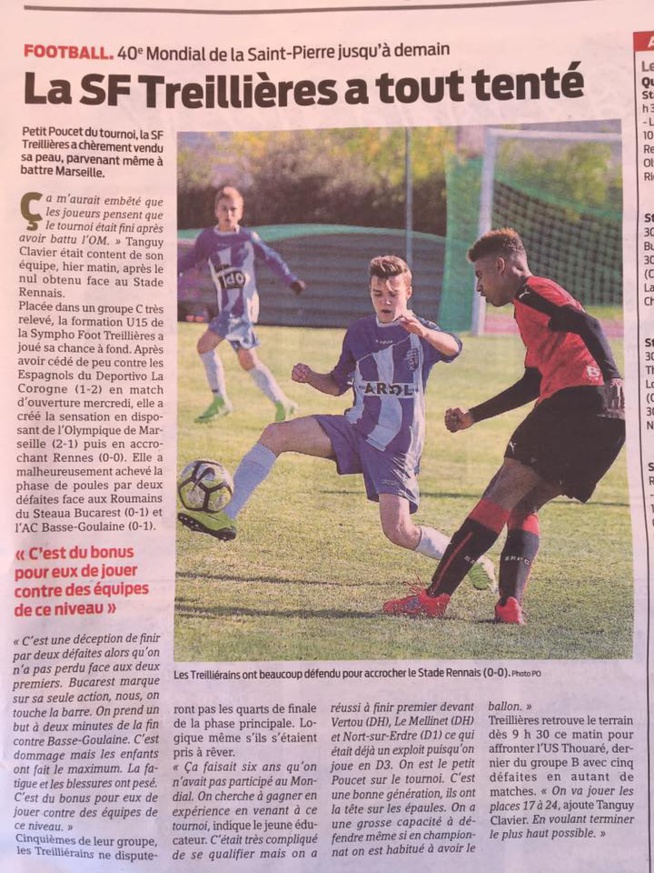 U15: Une semaine de rêve!