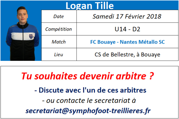 Où sont nos arbitres : Week-end des 17 et 18 Février 2018