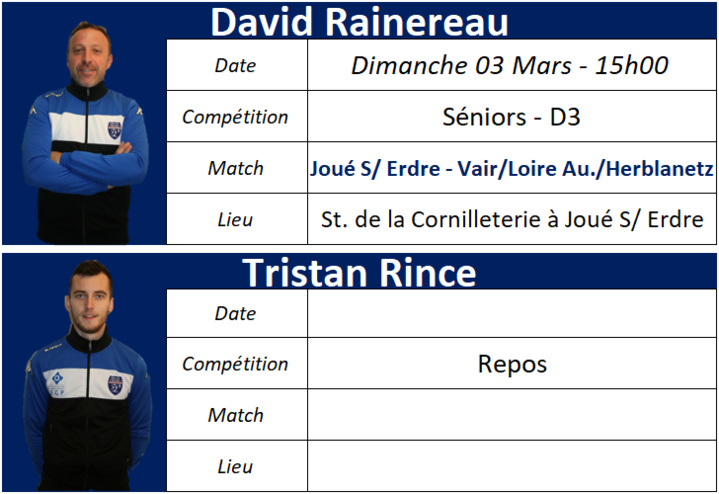 Où sont nos arbitres : Week-end du 02 et 03 Mars 2019