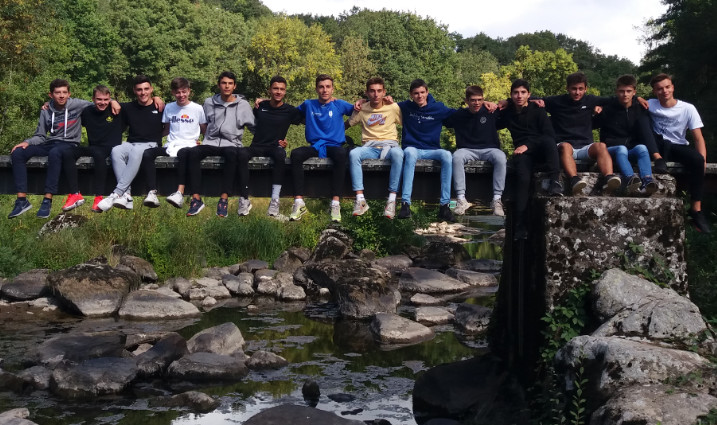 U18 : Week-end de stage dans les gorges de la Sèvre nantaise