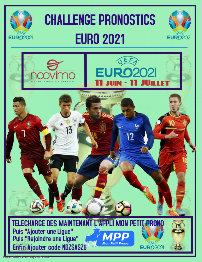 CHALLENGE PRONOSTICS EURO 2021 !!