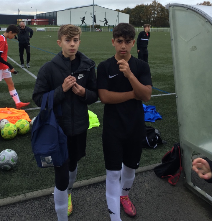 Novembre 2021: 4 joueurs de la Symphofoot au stage de Détection District U14!