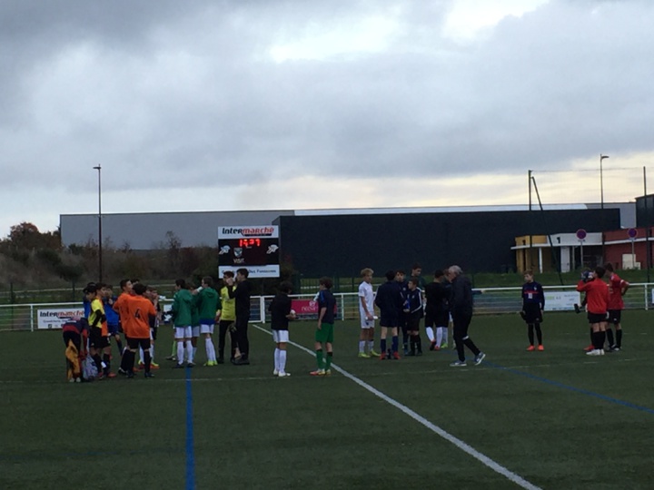Novembre 2021: 4 joueurs de la Symphofoot au stage de Détection District U14!