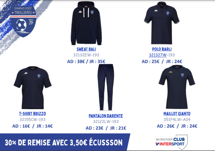 La boutique saison 2023-2024 est disponible ! La boutique saison 2023-2024 est disponible !