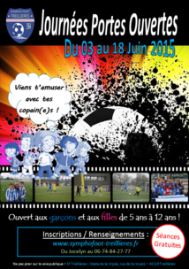 Ecole de Football : Portes ouvertes en juin !
