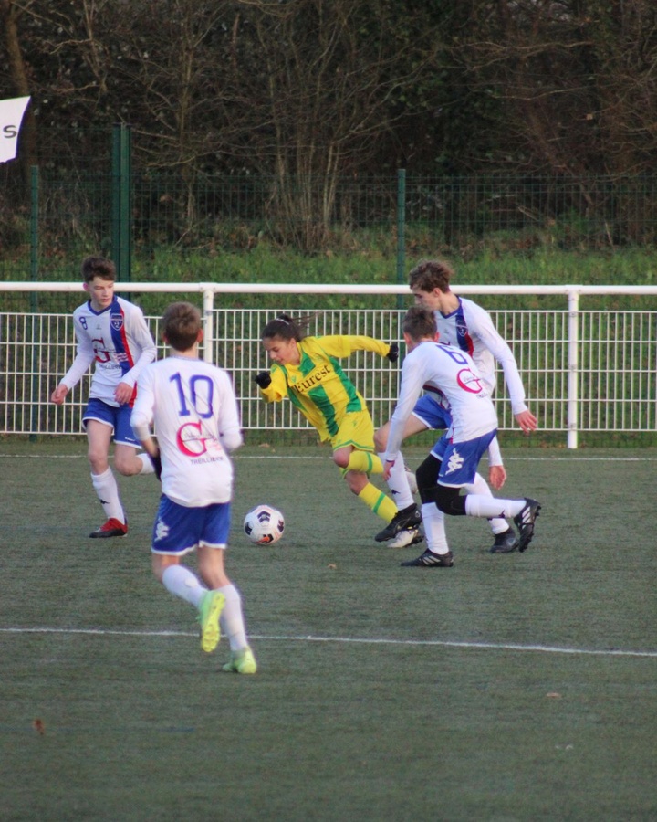 Retour sur le match des U15 contre le FC Nantes Féminines
