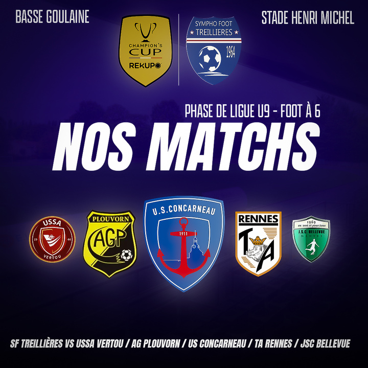 Nos U9 en route pour la Champion’s Cup à Basse-Goulaine ! ⚽🏆