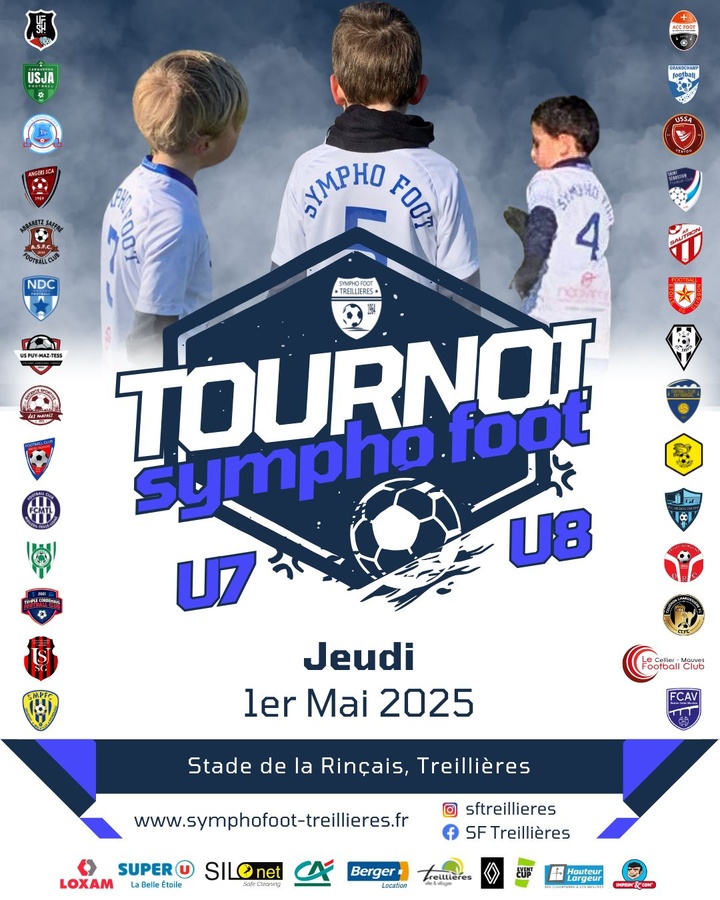 📢 Tournoi U7-U8 à la Sympho Foot – Jeudi 1er Mai 2025 ! ⚽💙 📢 Tournoi U7-U8 à la Sympho Foot – Jeudi 1er Mai 2025 ! ⚽💙