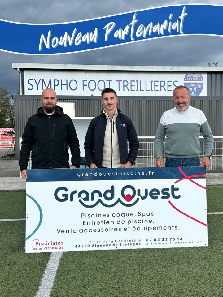 Grand Ouest Piscine, nouveau partenaire de la SF Treillières