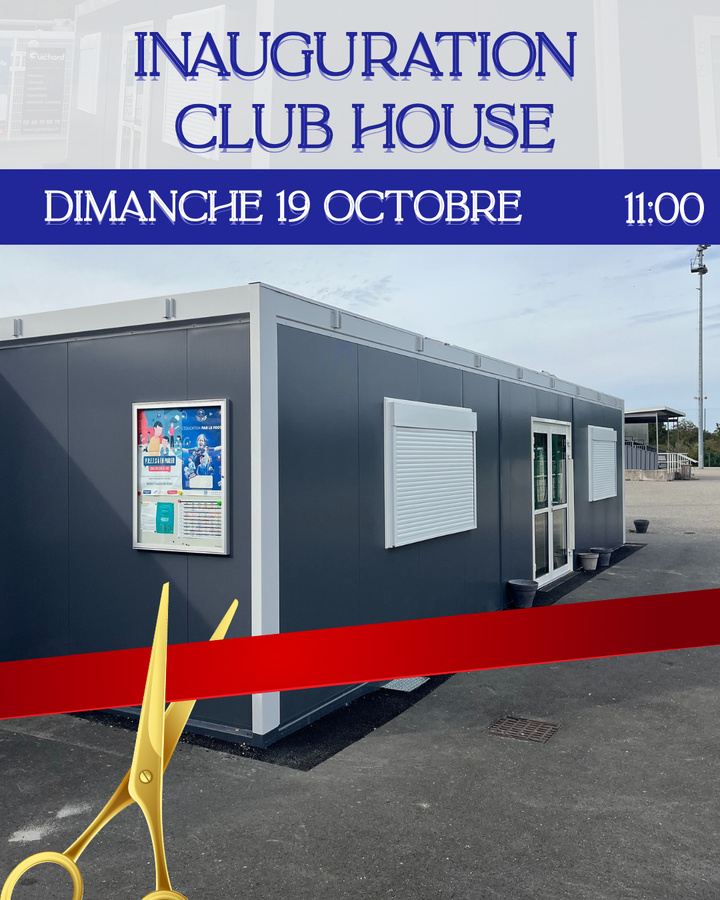 🏠 Un nouveau souffle pour notre club house ! 🤍💙