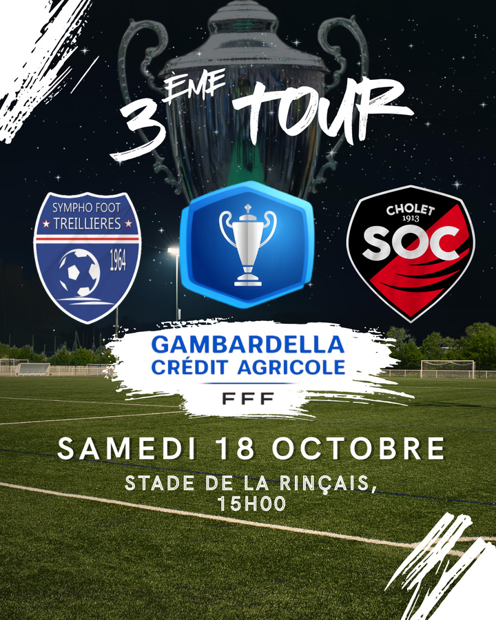 🏆 Coupe Gambardella – 3ᵉ tour 🏆 Coupe Gambardella – 3ᵉ tour