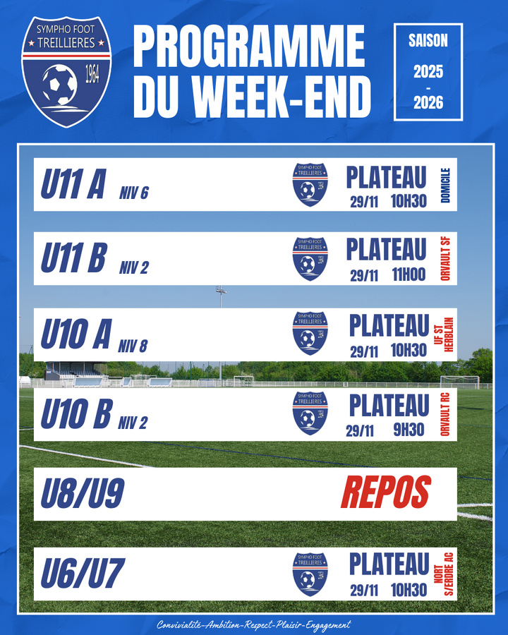 Le programme du week-end ! (28 au 30 novembre) Le programme du week-end ! (28 au 30 novembre)