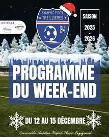 Le programme du week-end ! (12 au 16 novembre)