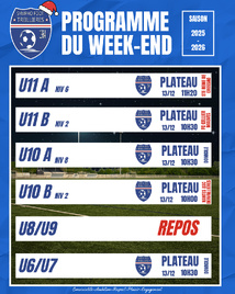 Le programme du week-end ! (12 au 16 novembre) Le programme du week-end ! (12 au 16 novembre)