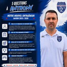 Bienvenue Anthony ! ⚪️🔵