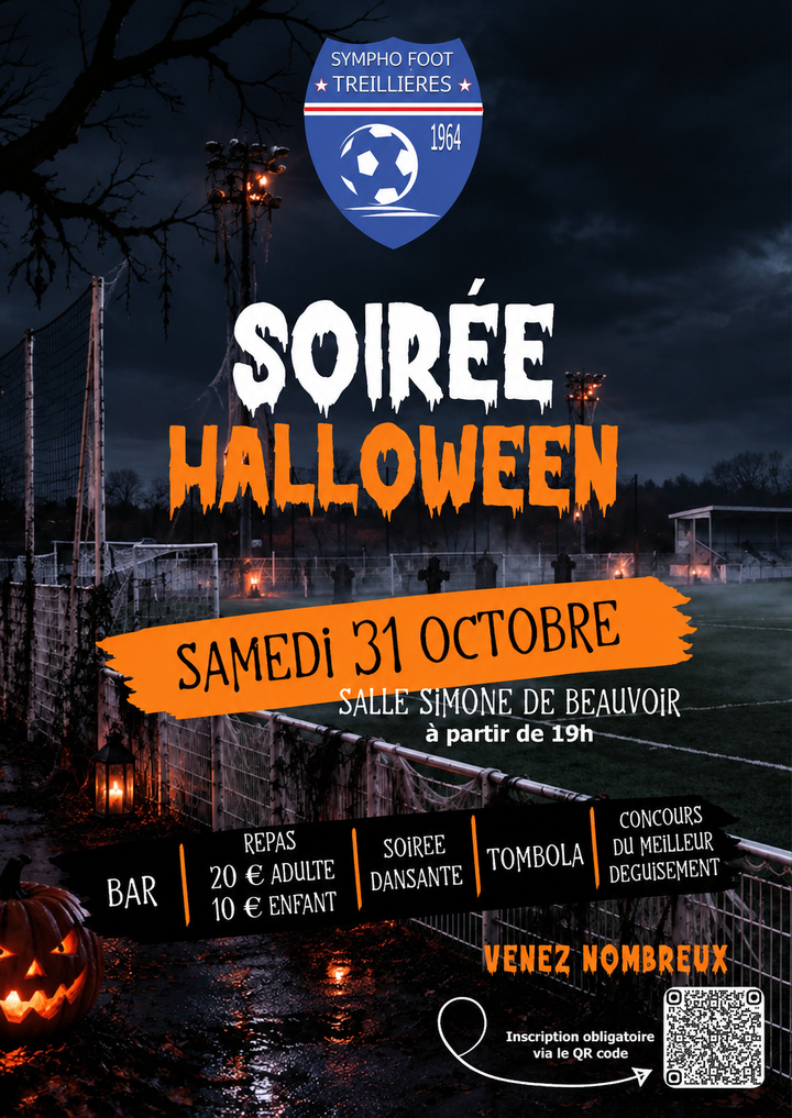 Soirée Hallowen (31 Octobre 2026)