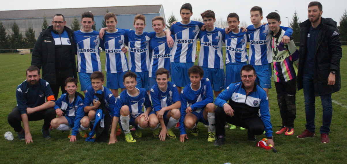 U15: Des buts, de la joie et une qualification en 1/4 de finale!