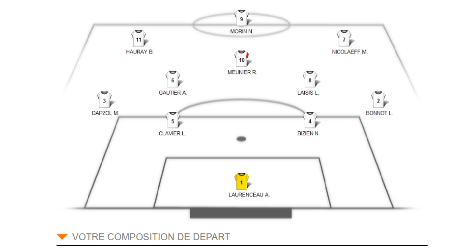 11 de départ