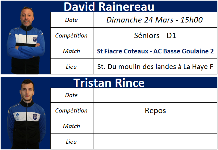 Où sont nos arbitres : Week-end des 23 et 24 Mars 2019