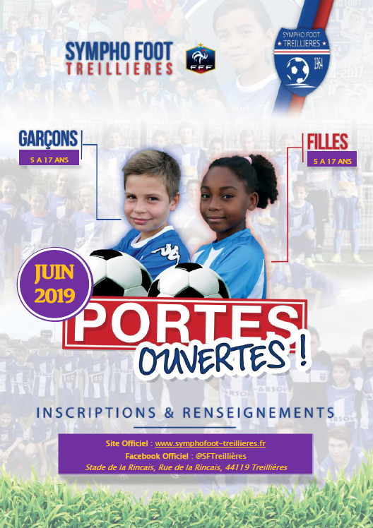 Portes Ouvertes 2019 : La SF Treillières proposent des séances "Portes Ouvertes" !