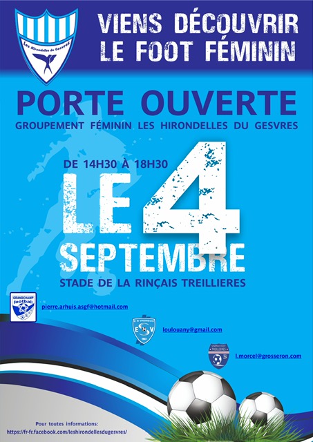 Porte ouverte du groupement feminin les hirondelles du gevres 