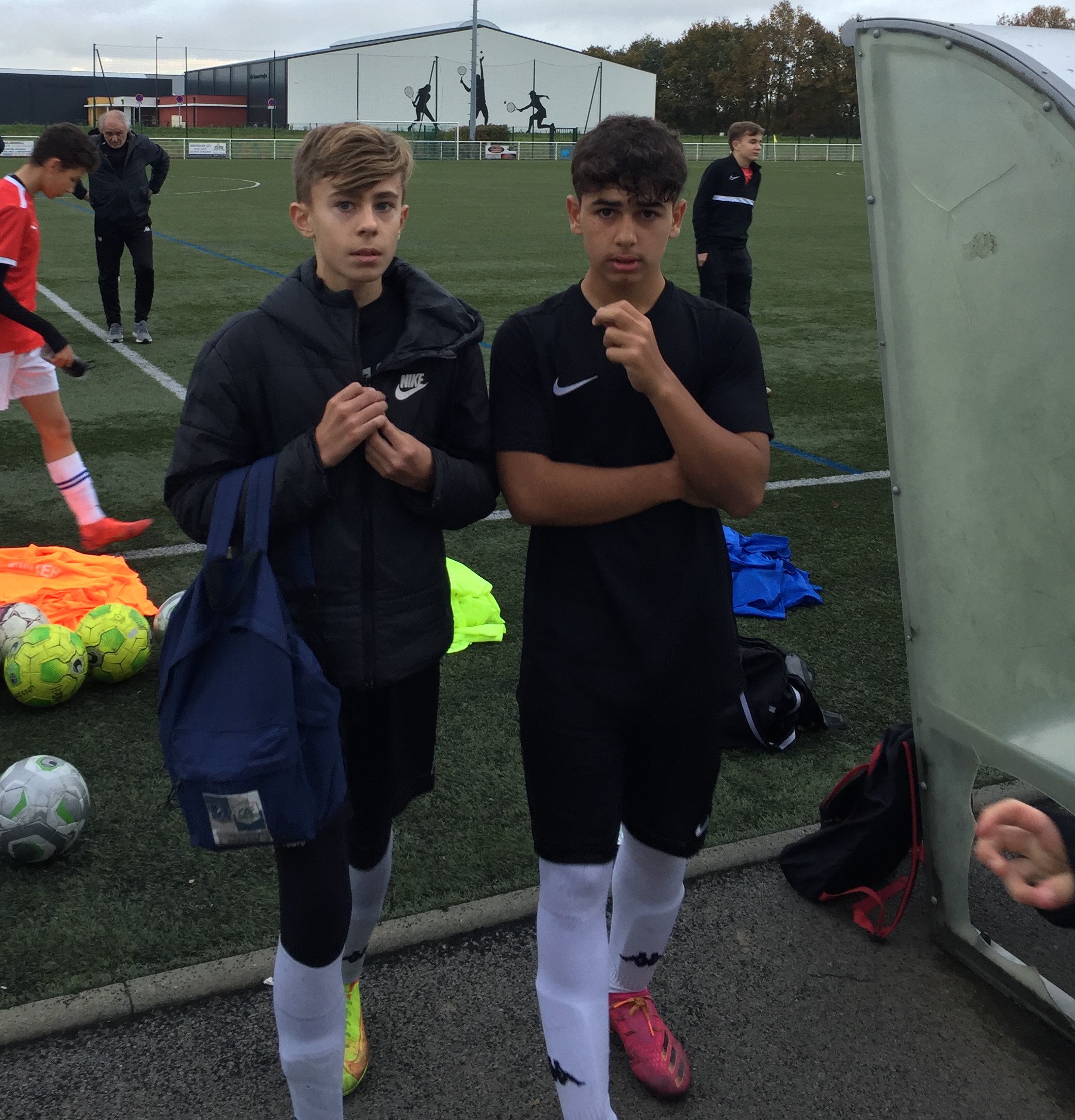 Novembre 2021: 4 joueurs de la Symphofoot au stage de Détection District U14!