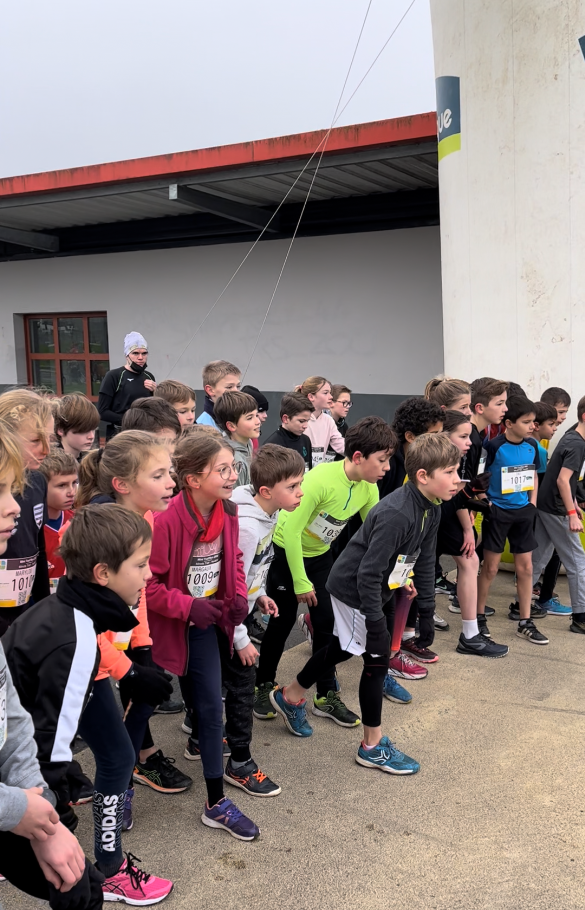 Dimanche 23 janvier: des joueurs U12 de la Symphofoot participent au 1km600 trail & run de Treillières!