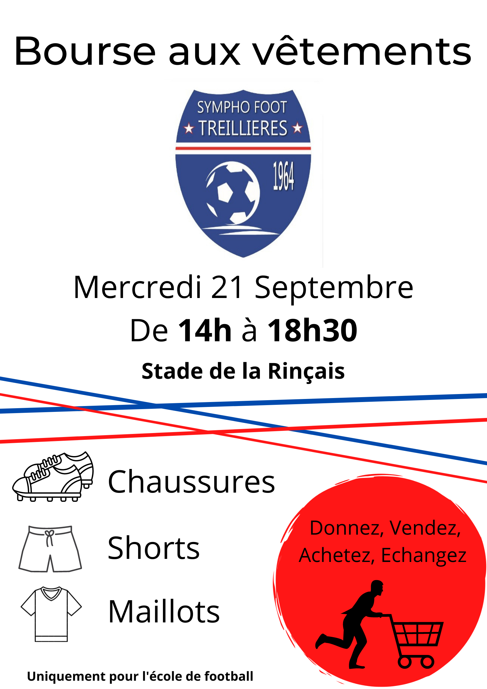 Ecole de Foot > Bourse aux vêtements ! Ecole de Foot > Bourse aux vêtements !