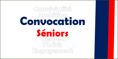 Convocations Pôle Séniors 