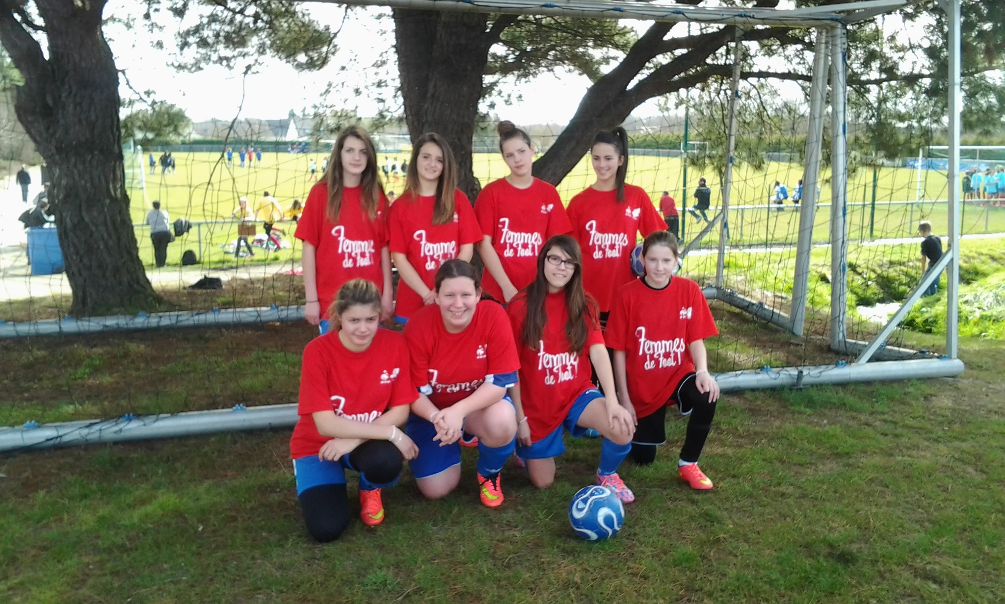 Journée de féminisation à Thouaré : Nos U14 Féminines étaient présentes