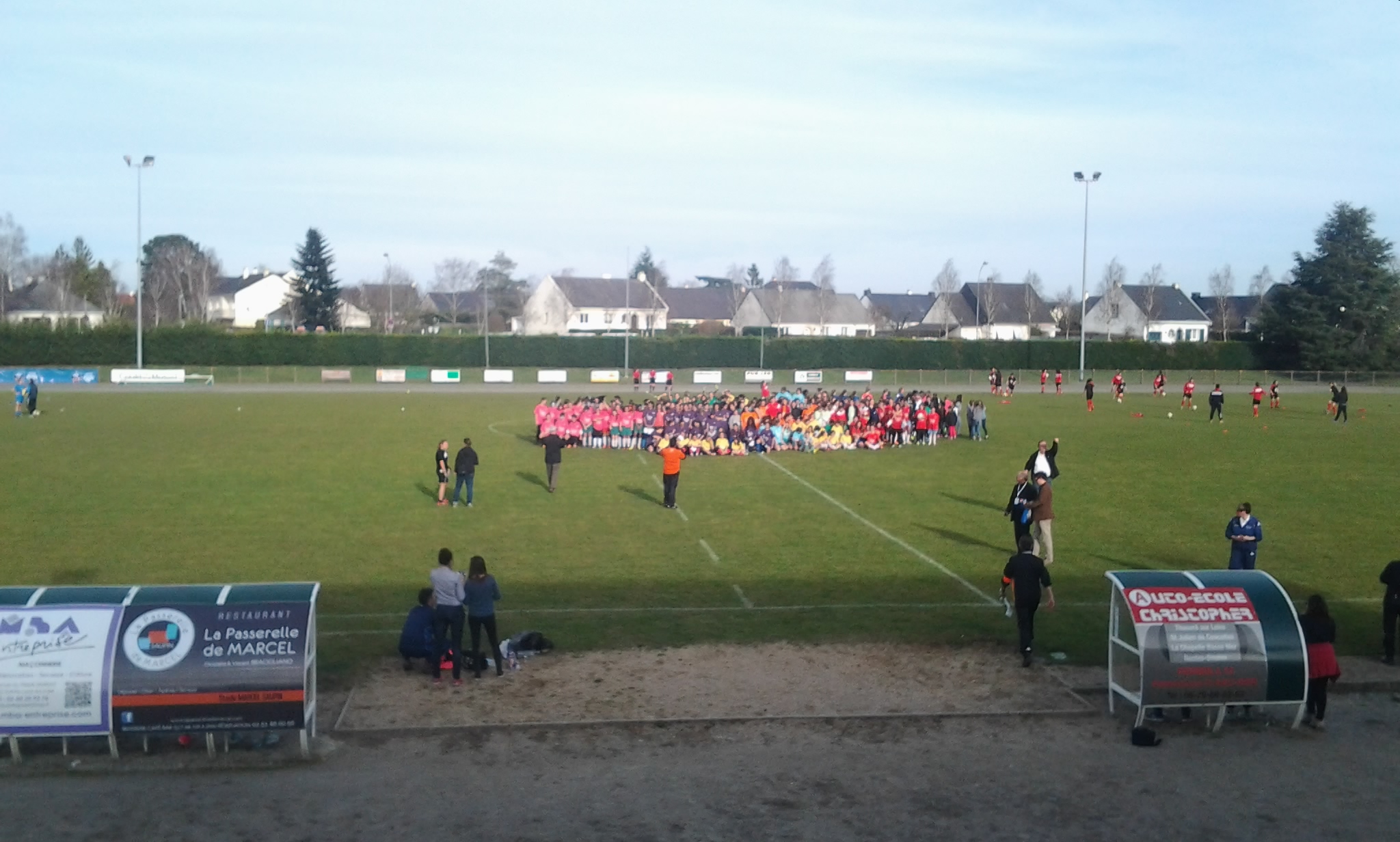 Journée de féminisation à Thouaré : Nos U14 Féminines étaient présentes