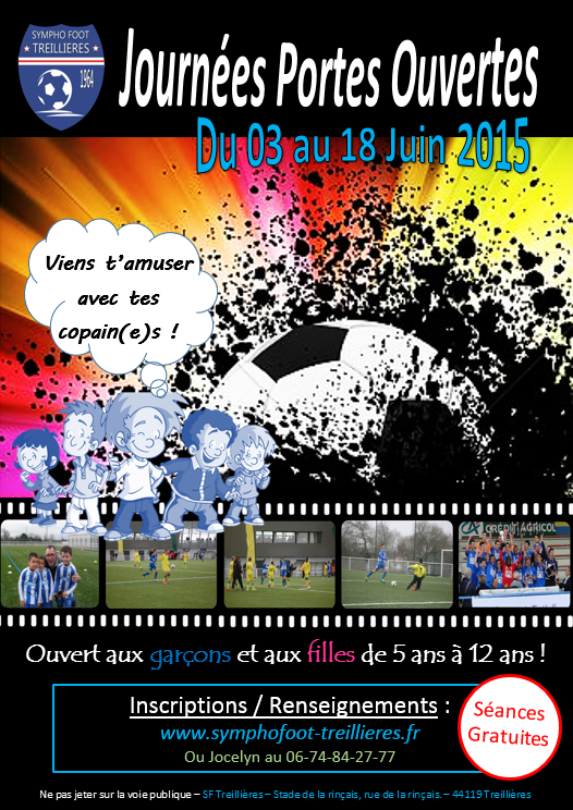 Ecole de Football : Portes ouvertes en juin !