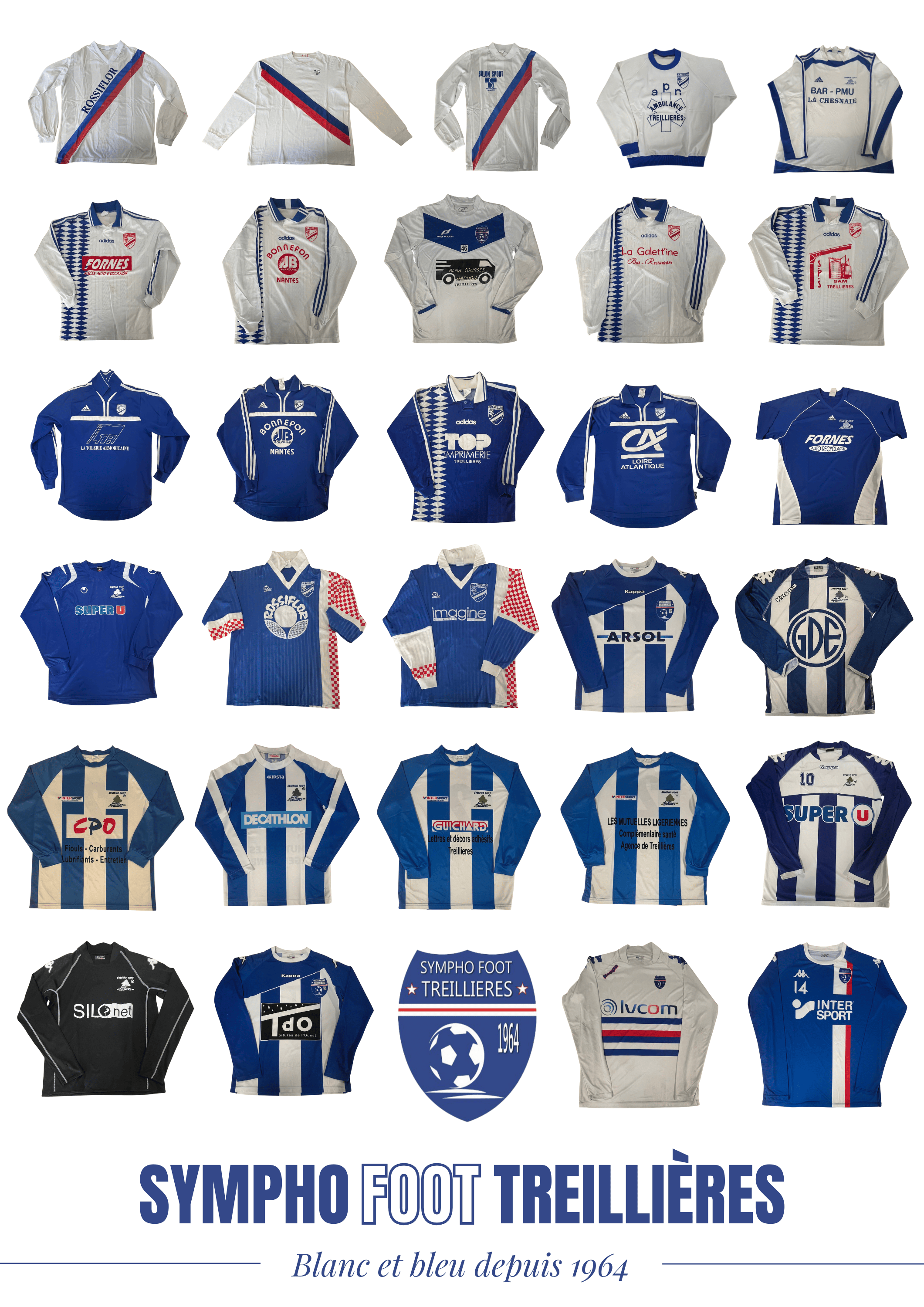 L'histoire des maillots de la Sympho Foot Treillières L'histoire des maillots de la Sympho Foot Treillières