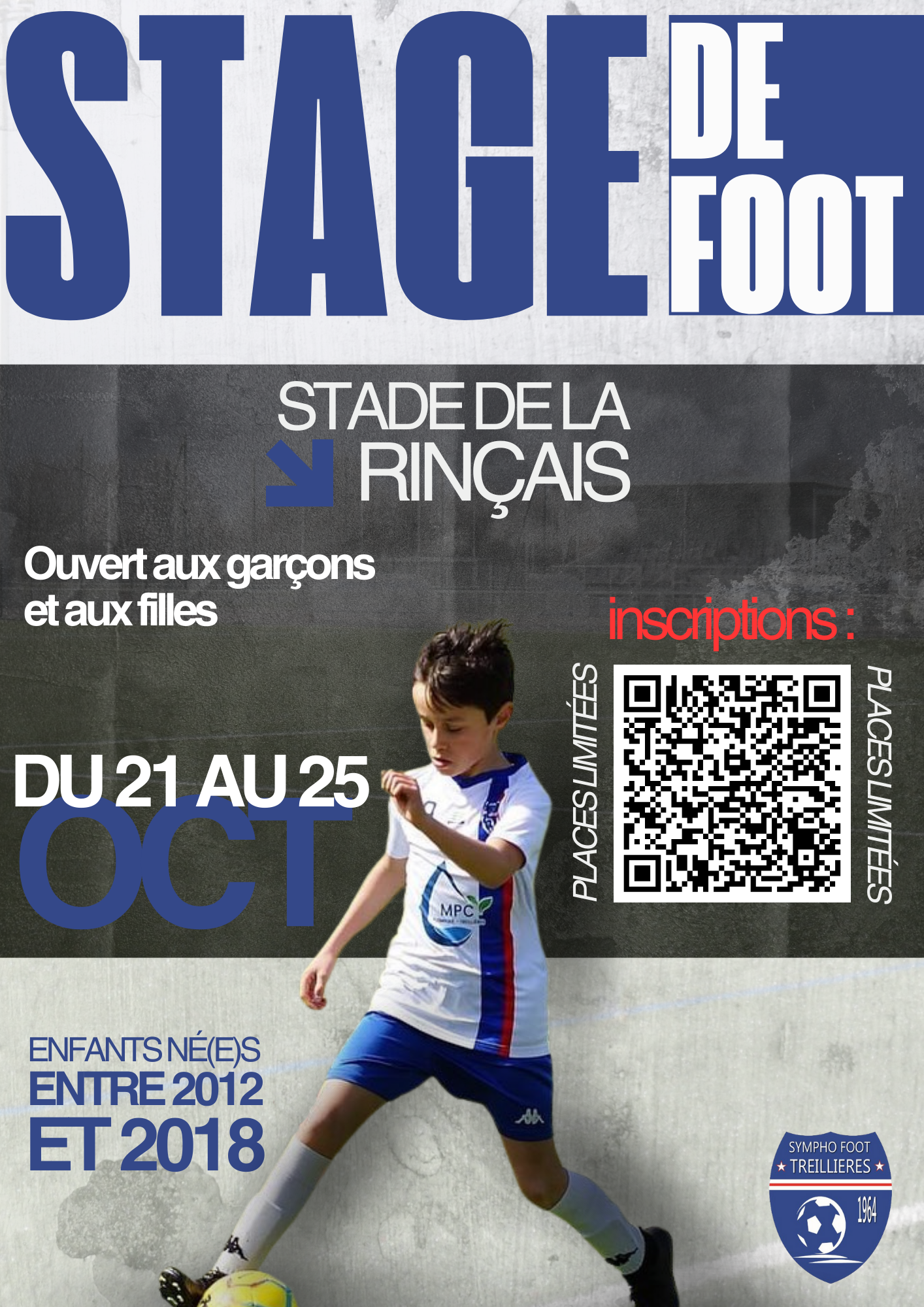 Stage de Foot – Octobre 2024 à La Rinçais Stage de Foot – Octobre 2024 à La Rinçais