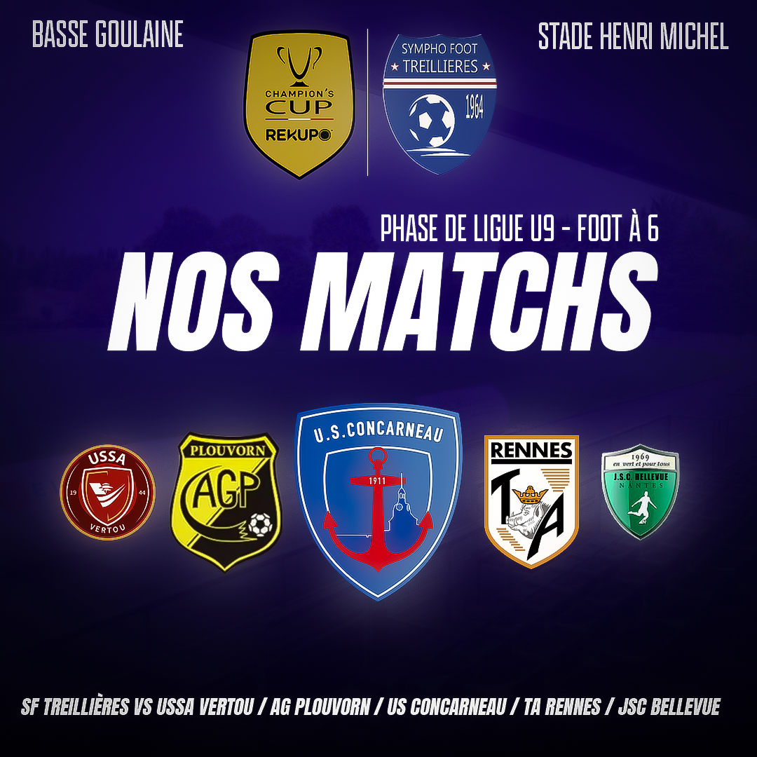 Nos U9 en route pour la Champion’s Cup à Basse-Goulaine ! ⚽🏆