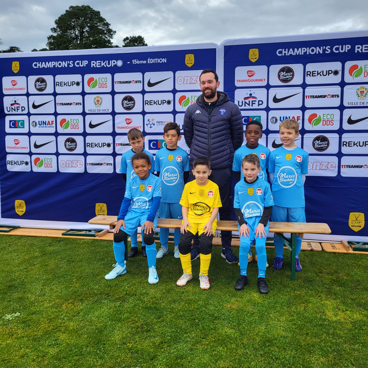 Superbe performance pour nos U9 à la Champion's CUP !