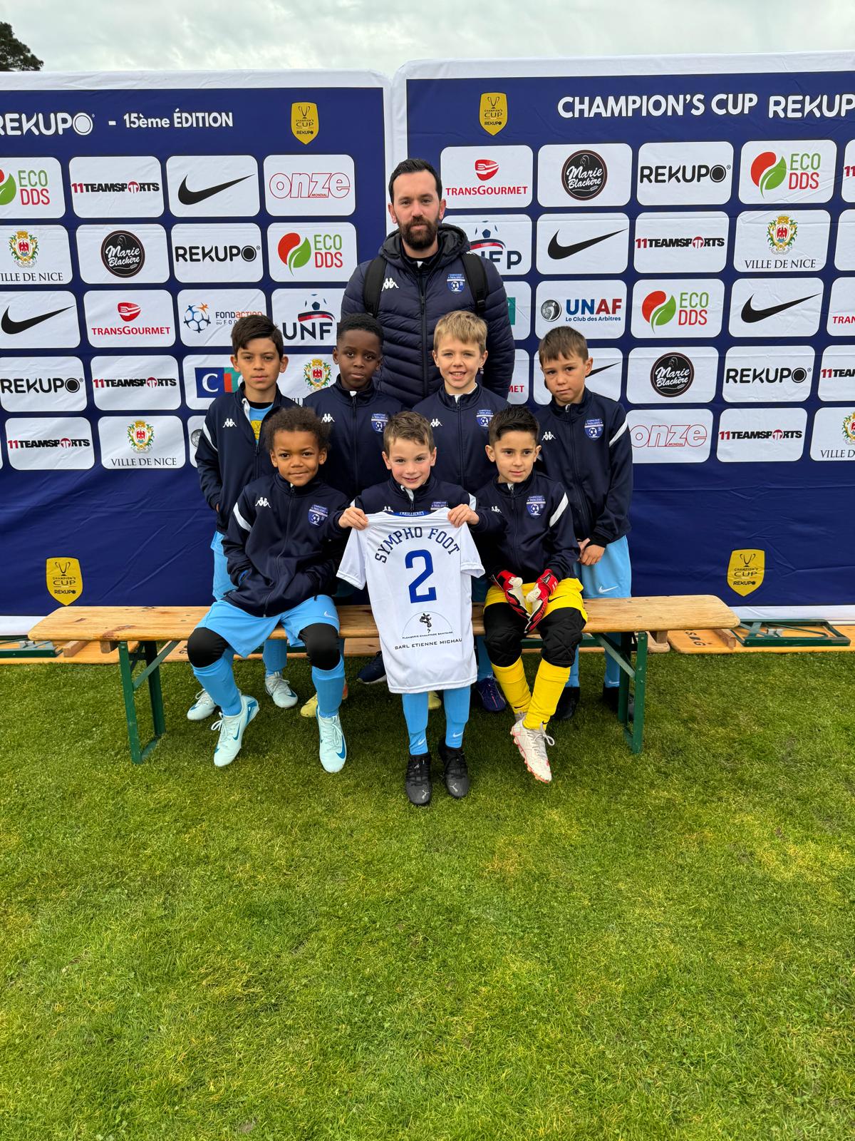 Superbe performance pour nos U9 à la Champion's CUP !