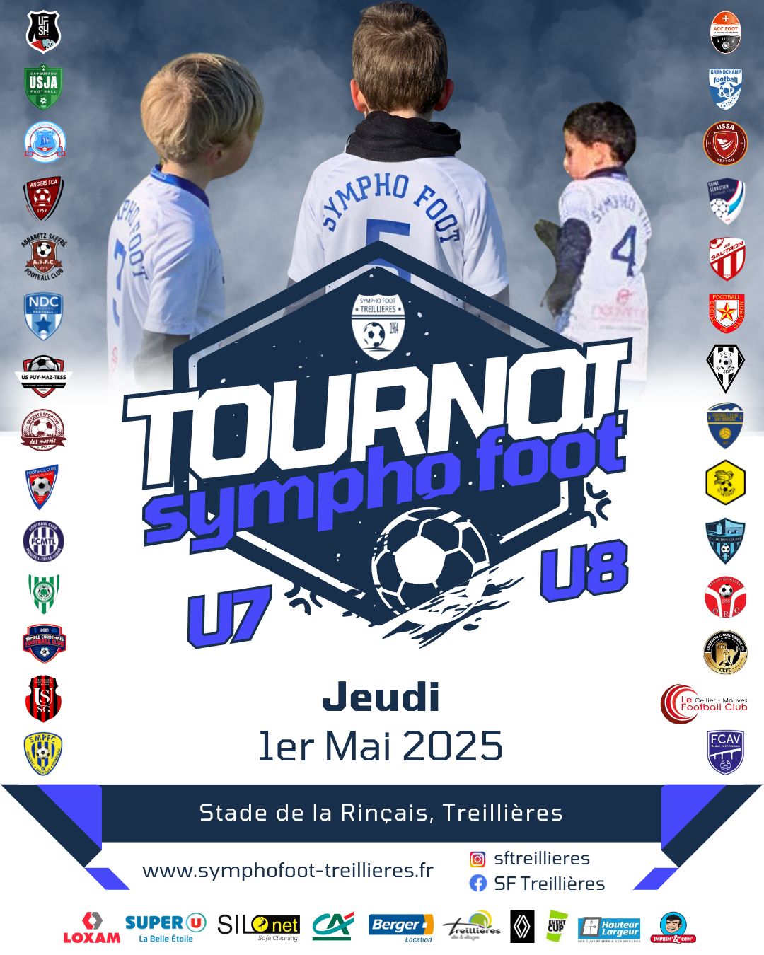 📢 Tournoi U7-U8 à la Sympho Foot – Jeudi 1er Mai 2025 ! ⚽💙