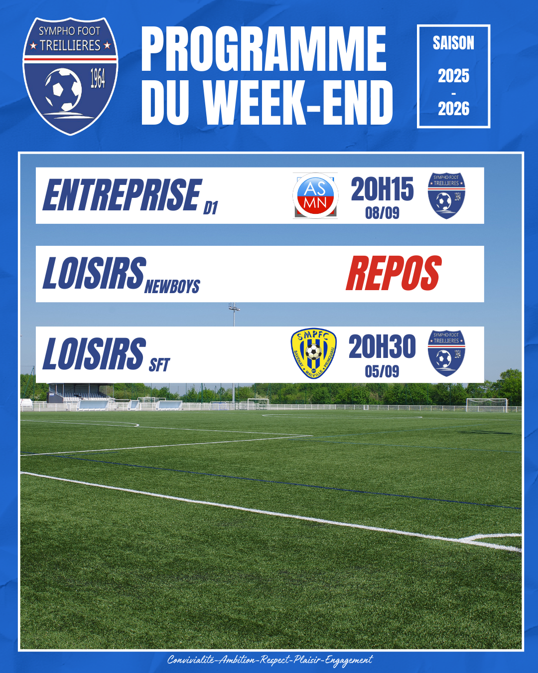 Le programme du week-end (du 5 au 8 septembre)
