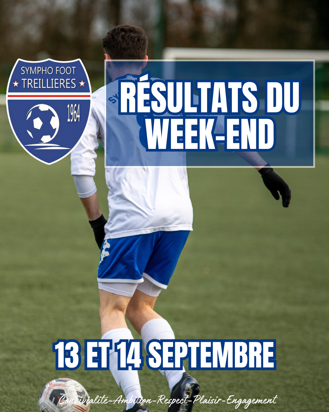 Les résultats du week-end (13-14 septembre)
