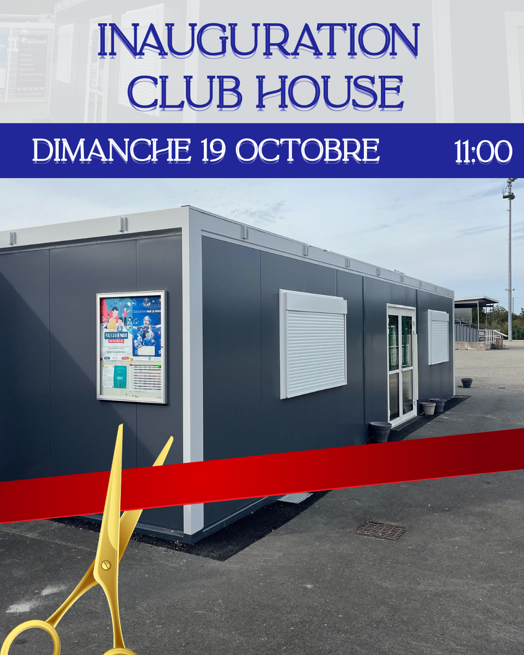 🏠 Un nouveau souffle pour notre club house ! 🤍💙