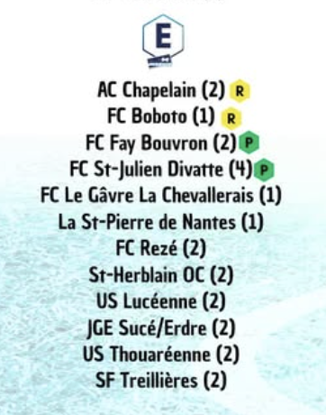 Groupes D1 et D3 + Coupe de France