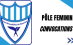 Convocations Pôle Féminin (U10 à U18)