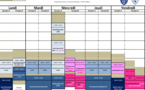 Planning des entraînements (Saison 2024-2025)