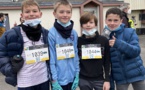 Dimanche 23 janvier: des joueurs U12 de la Symphofoot participent au 1km600 trail &amp; run de Treillières!