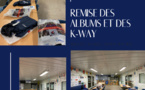 Remise des albums et des K-way