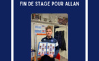 Fin de stage pour Allan