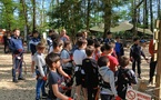 Sortie accrobranche pour nos jeunes en stage vacances chez Acrocime ! 🌲🧗‍♂️