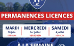 📢 RETOUR DES PERMANENCES LICENCES ! 📝⚽